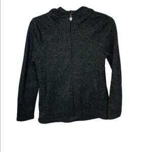 Betsey Johnson Grey Zip Up Hoodie Jacket